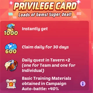 Privilegien-Karte
